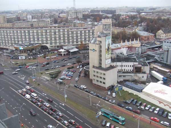 Минск с высоты 20ого этажа